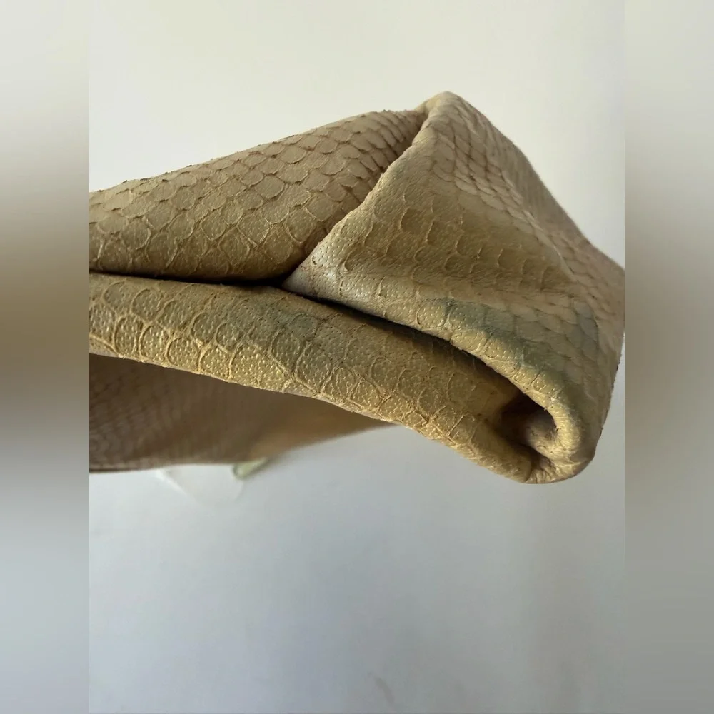 Carlos Falchi Gold‎ Textured Toiletry Bag